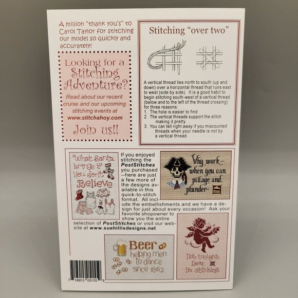 The Key To My Heart Is Chocolate w Charm Sue Hillis Designs Cross Stitch Pattern - Picture 3 of 3